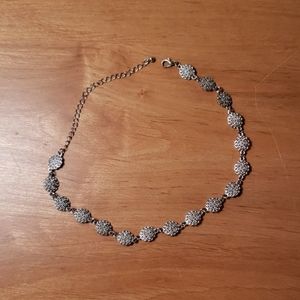 Silver choker
